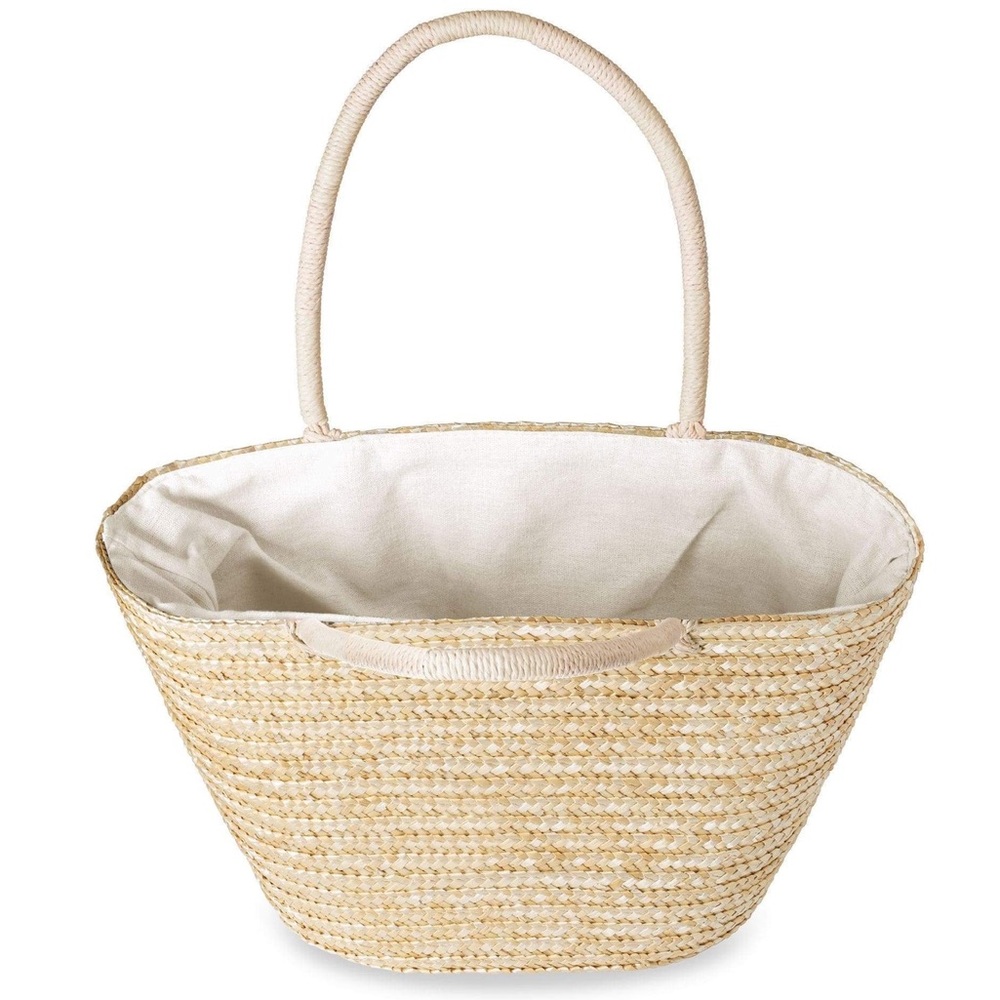 SOLD new w/o tag: Katie Loxton • straw beach tote - Picture 4 of 8